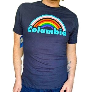 🆕 🏳️‍🌈🏳️‍⚧️ Columbia - Rainbow Diversity T- Shirt Size Small